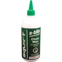 Squirt E Bike Chain Lube 120ml bottle, green label, white cap, pointed nozzle, for high-performance chain maintenance.