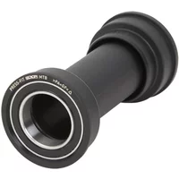 Black SRAM BB92 GXP PressFit bottom bracket with smooth cylindrical design and visible bearings.