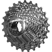 SRAM PG-1170 11-speed cassette with 11-32T range, featuring a silver metallic finish and detailed gear teeth design.