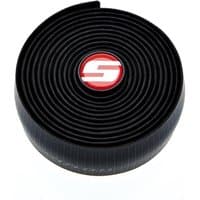 Black SRAM Red Bar Tape roll with red and white logo at center, featuring a textured, grippy surface.