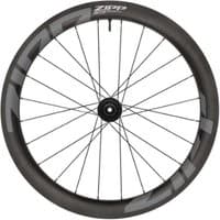 Zipp 303 XPLR SW carbon rear wheel, black with grey decals, centre lock disc, tubeless, 700c size, sleek design.