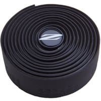 Black Zipp Service Course Bar Tape - CX, coiled roll with textured surface and Zipp logo on the end cap.