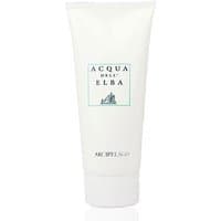 White tube of Acqua dell'Elba Moisturizing Body Lotion, 200 ml, with green logo and Arcipelago text.