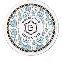 Benamor Gordissimo Body Butter 200 ml in a round tin with blue floral design and vintage label.
