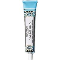 Blue and white Benamor Gordissimo hand cream tube with floral pattern, 50 ml size.