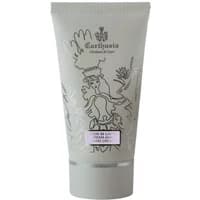 Carthusia Fiori di Capri Hand Cream 75 ml, white tube with floral design and elegant logo.