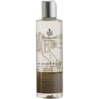 Clear Carthusia Uomo shower gel bottle with silver cap, featuring elegant label design and 250 ml size.