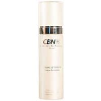 White CBN cleansing face cream bottle for sensitive skin, 190 ml, with silver accents and black text.