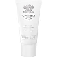 White Creed Aventus after shave balm tube, 75 ml, with silver logo and text, suitable for all skin types.