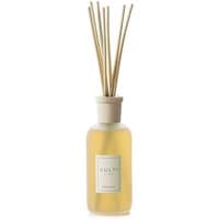 Culti Aramara citrus diffuser, 250 ml, clear glass bottle with wooden cap and reed sticks.