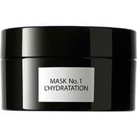 Black David Mallett Mask N1 jar with white label, 180 ml, nourishing hair treatment for all hair types.