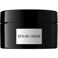 Black jar of David Mallett Styling Cream with silver label for dry, dyed, and bleached hair, 70 ml size.