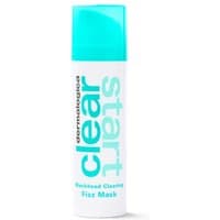 White bottle of Dermalogica Blackhead Clearing Fizz Mask with turquoise cap and bold aqua lettering.