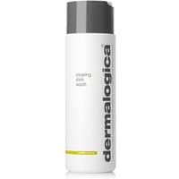 White Dermalogica Clearing Skin Wash bottle with gray cap and bold black branding text.