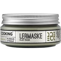 Ecooking Clay Mask 100 ml in a round jar with a silver screw lid and white label with black text.