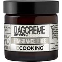 Brown jar of Ecooking Day Cream, 50 ml, with silver label, fragrance-free, for all skin types.