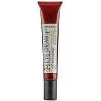 Red tube of Ecooking Eye Cream, 20 ml, with white label and black text for anti-blemish treatment.