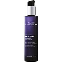 Purple Esthederm Intensive Aha Peel Serum bottle with black pump, 30 ml, for sensitive skin exfoliation.