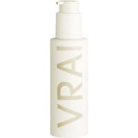White Fragonard hand cream bottle with pump dispenser and "VRAI" text in beige.