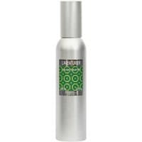 Silver Fragonard L'Aventurier Eau de Toilette bottle with green geometric label, 100 ml men's aromatic perfume.