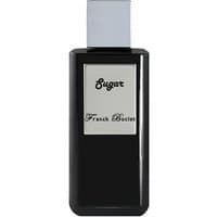 Black rectangular Franck Boclet Sugar Parfum bottle, silver cap, and label with black text, 100 ml unisex sweet perfume.