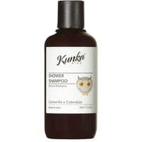 Dark brown bottle of Hobe Pergh Kids Shampoo and Shower Gel, 200 ml, with white label and owl illustration.