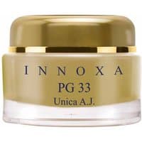 Innoxa Unica AJ 50 ml anti-aging face cream in a gold and clear jar with a gold lid and black text.