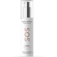 White Madara SOS Hydra Recharge Cream bottle with pump, 50 ml, sleek design, for very dry skin.