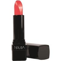 Nouba Velvet Touch Lipstick 12, vibrant red shade, sleek black tube with Nouba logo.