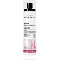 White Novexpert Brume Hydro-Tonique spray bottle with black cap, pink accents, and anti-aging label for all skin types.