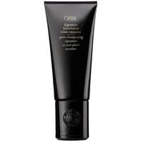 Black Oribe Signature Conditioner tube, 200 ml, with gold text and embossed logo on the cap.