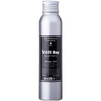Silver cylindrical bottle of South Bay Eau de Toilette by The Different Company, black label with white text.