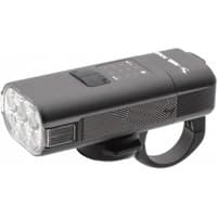 Black Moon Rigel Power USB rechargeable front light, 3600 lumens, with textured grip and mounting bracket.