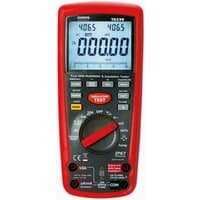 Red Sealey digital automotive analyser with LCD screen, buttons, and rotary dial for hybrid vehicle insulation testing.