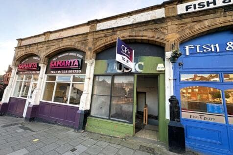 Retail Property (high street) to rent in scarborough
