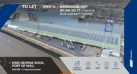 Warehouse to rent in hull